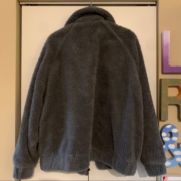 🐼 grey teddy jacket 🐼 - Picture 3 of 5
